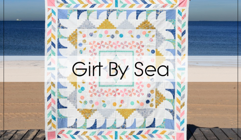 Girt By Sea – A Modern Medallion Quilt Pattern