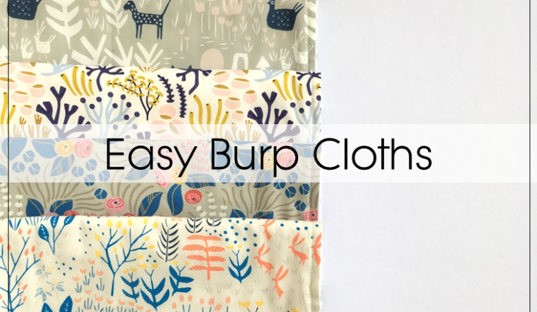 Quick And Easy Baby Burp Cloths