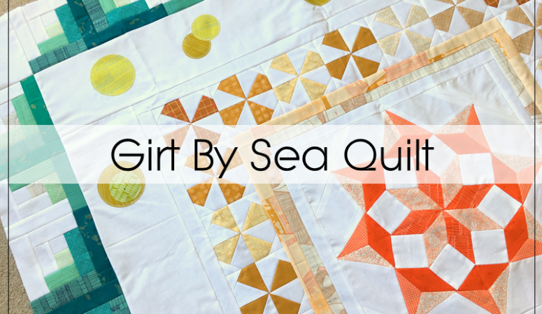 Girt By Sea Quilt Progress