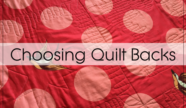 How To Choose Quilt Backing