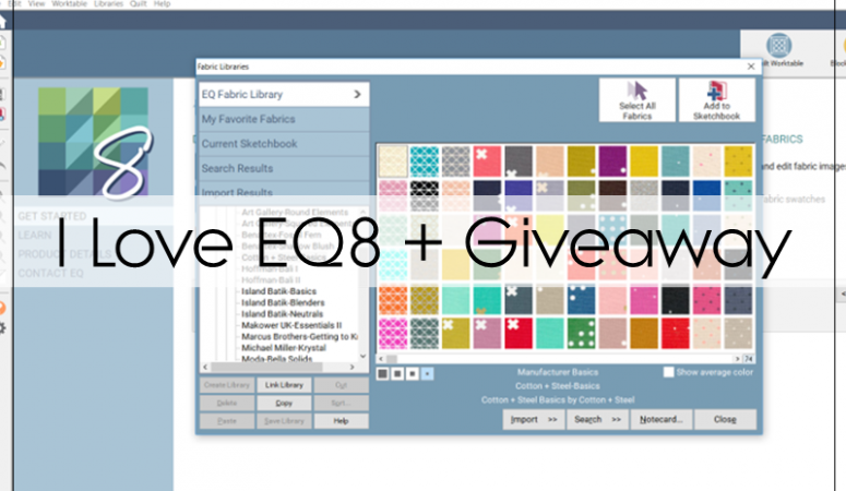 Why I EQ8 + Giveaway