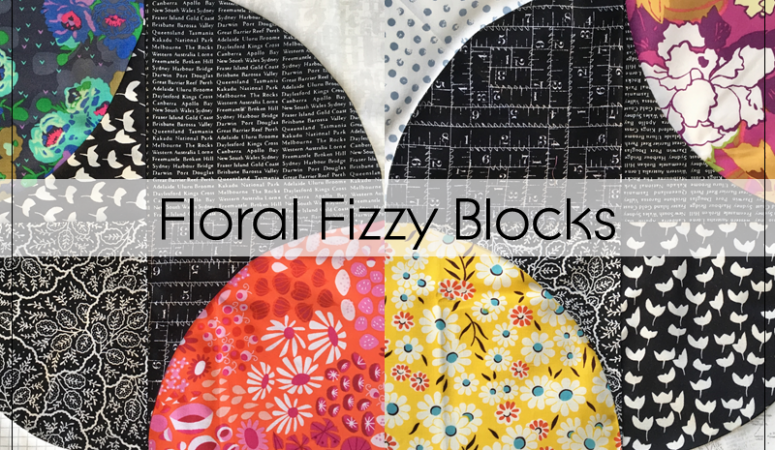Floral Fizzy Quilt blocks