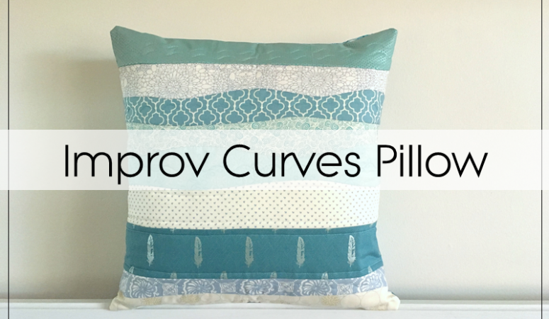 An Improv Curves Pillow
