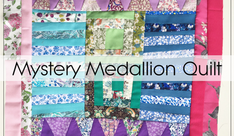Modern Quilt Guild Mystery Medallion Challenge Mini Quilt