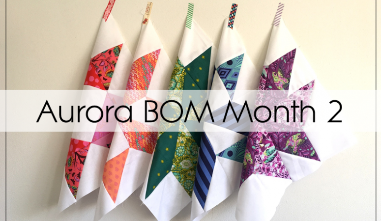 Aurora Sampler Quilt – Month 2
