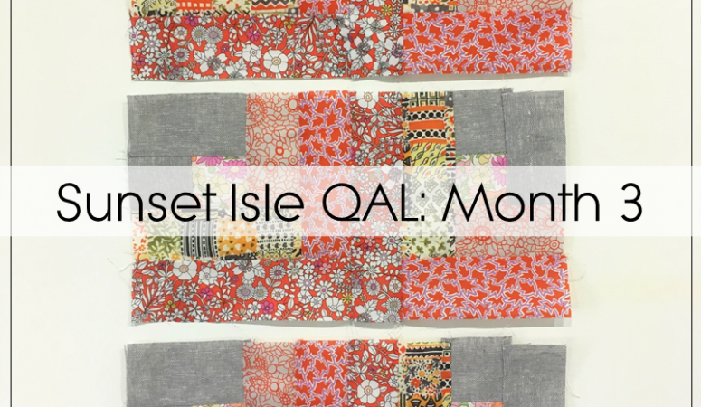 Sunset Isle QAL – Month 3: Log Cabins