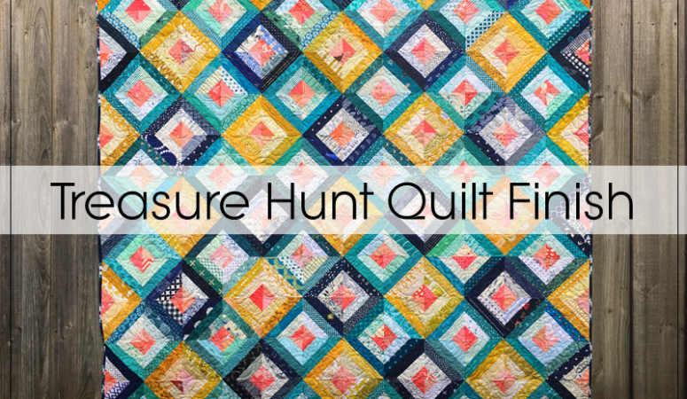 Treasure Hunt Quilt Finish