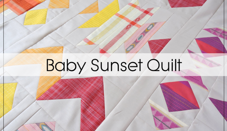 Baby Sunset – a baby quilt pattern