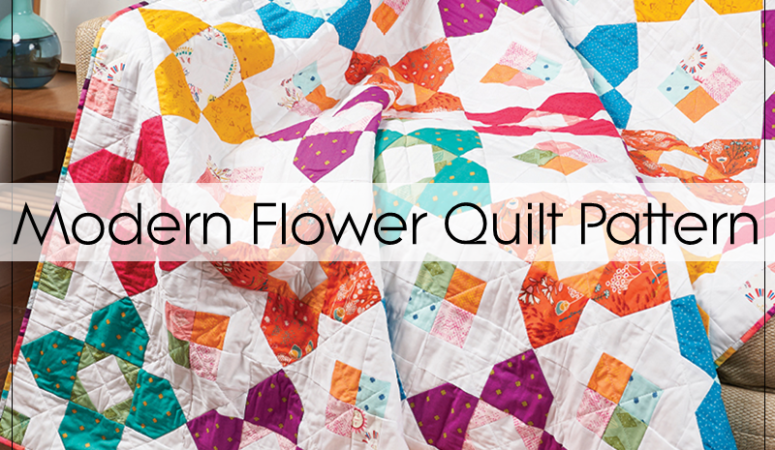 Modern Flower Quilt Pattern