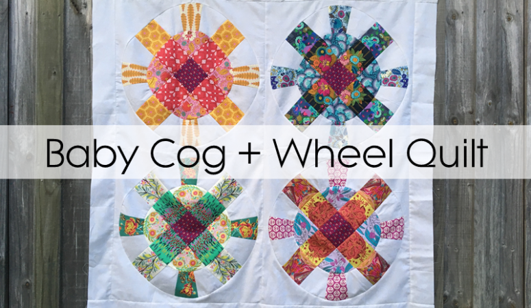 Cog + Wheel Quilt Top