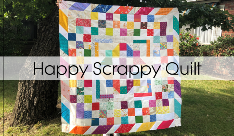 Happy Scrappy QAL quilt