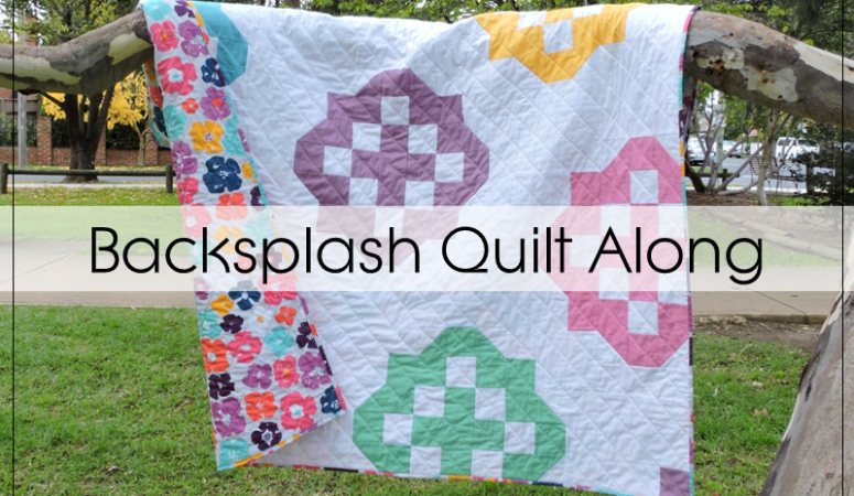 Backsplash quilt along