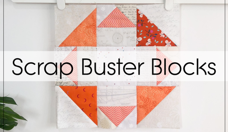 Scrap Buster Blocks: Triangle Ring Quilt Block Tutorial