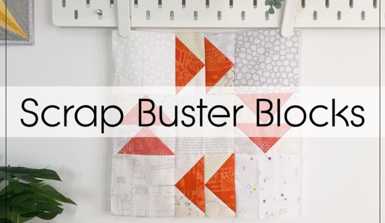 Scrap Buster Blocks quilt block tutorial