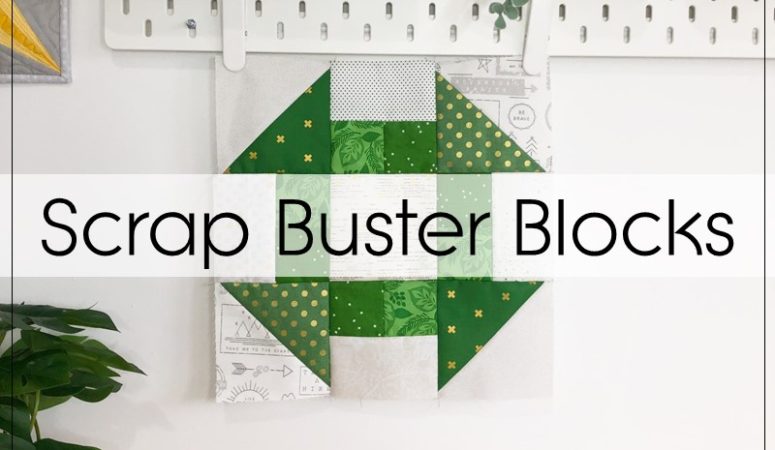 Scrap Buster Blocks: Scrappy Churn Dash