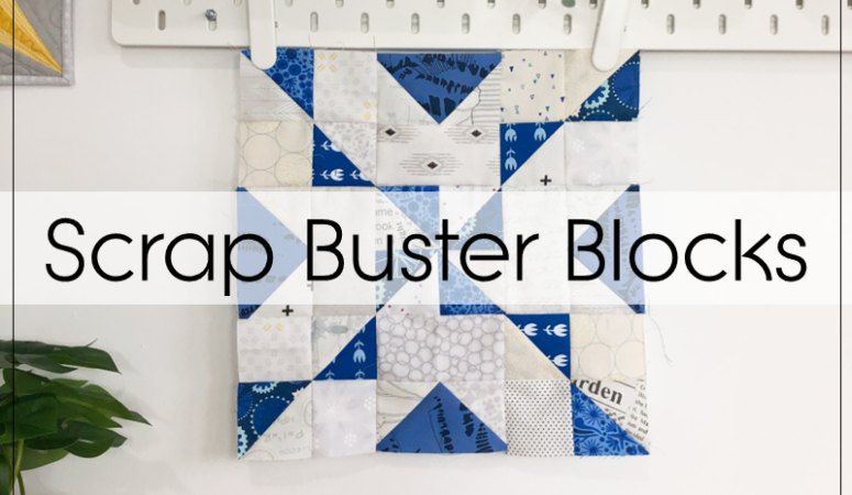 Scrap Buster Blocks: Bunting Remix