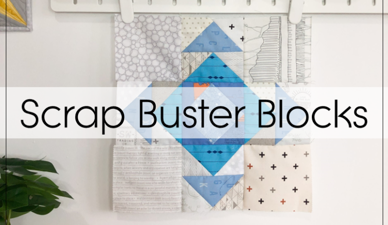 Scrap Buster Blocks Supernova quilt block tutorial